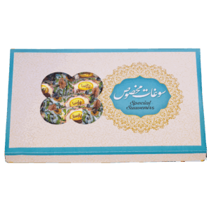 گز 25 درصد پسته با زعفران 370 گرمی پارسا