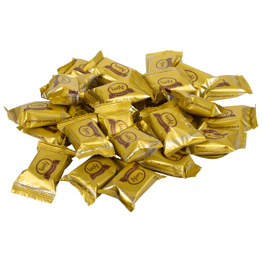 گز پذیرایی(کادویی) 18درصد پسته و بادام 500 گرمی پارسا